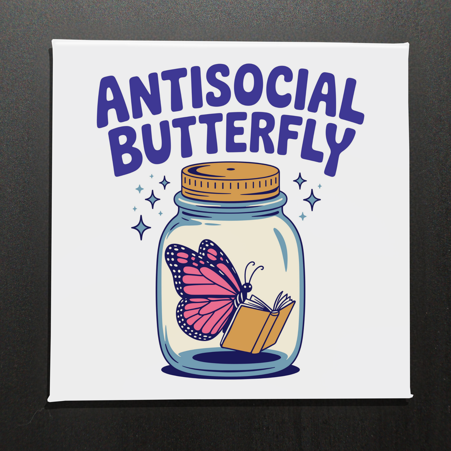 ANTISOCIAL BUTTERFLY- 2.5" MAGNET