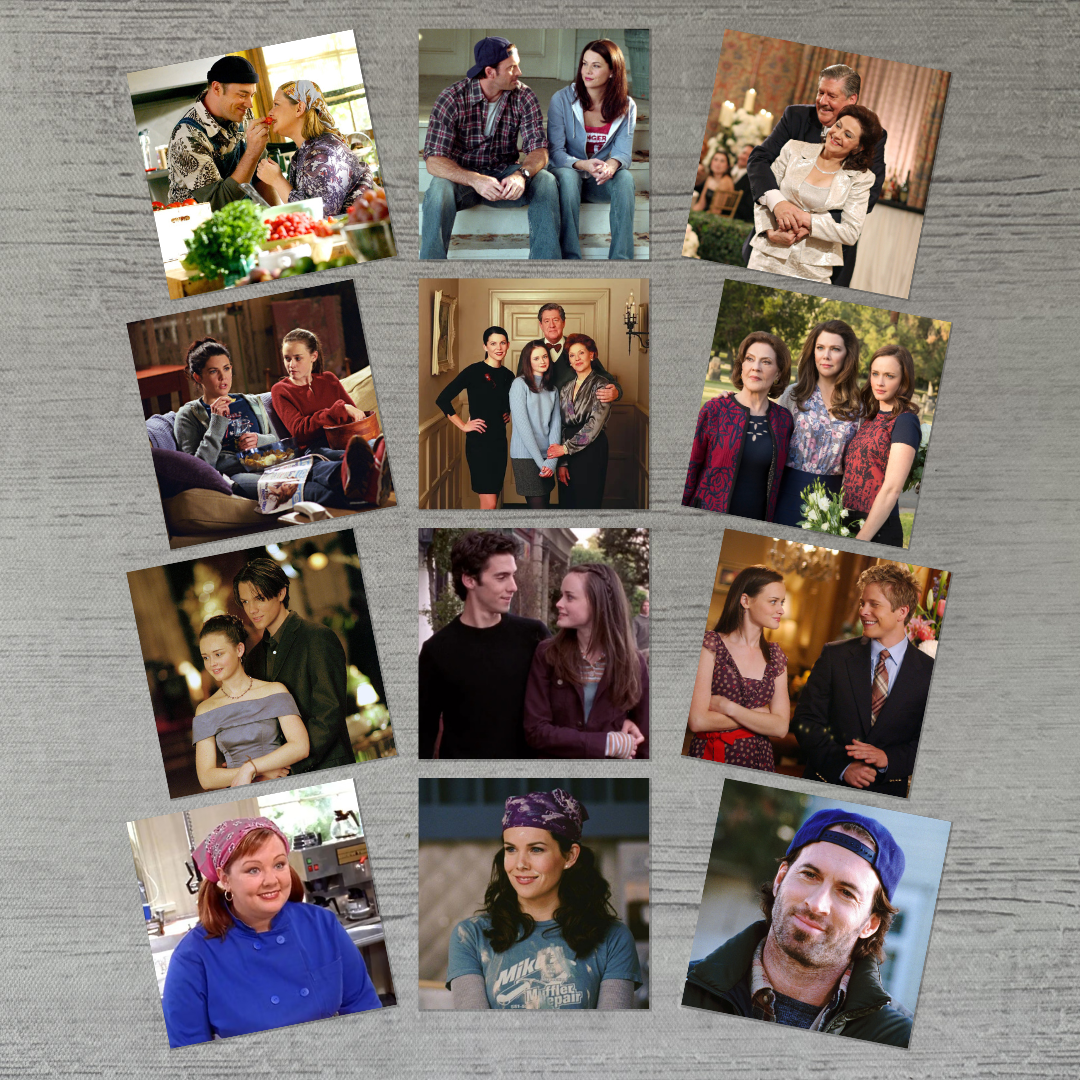 GILMORE GIRLS SET of 12 - 2.5" MAGNET