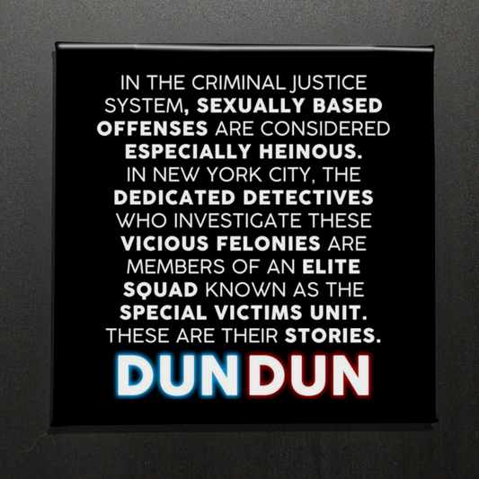 SVU INTRO | LAW & ORDER SVU - 2.5” MAGNET