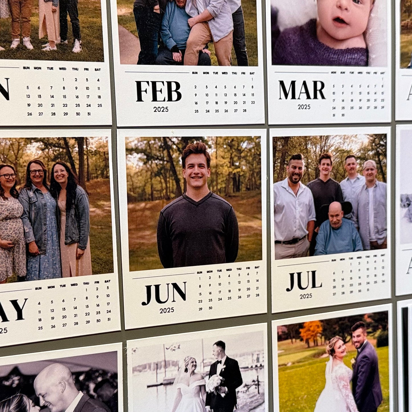 Custom Calendar Magnets with Personalized Photos