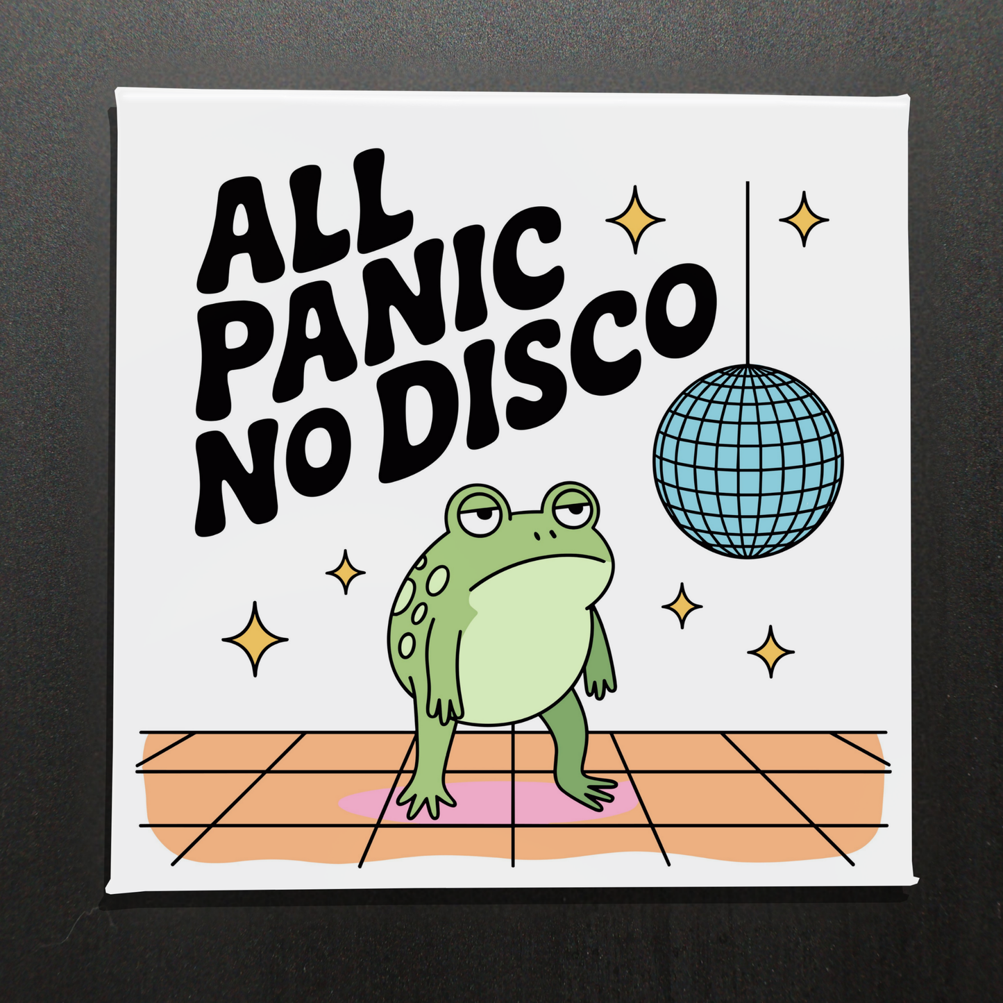 ALL PANIC NO DISCO - 2.5" MAGNET