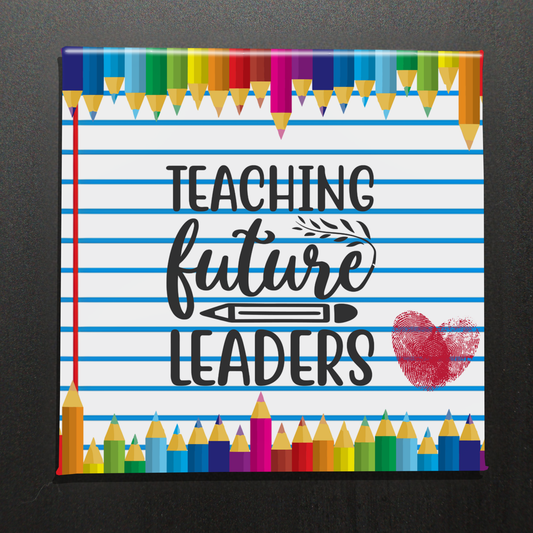 TEACHING FUTURE LEADER COLORED PENCIL - 2.5” MAGNET