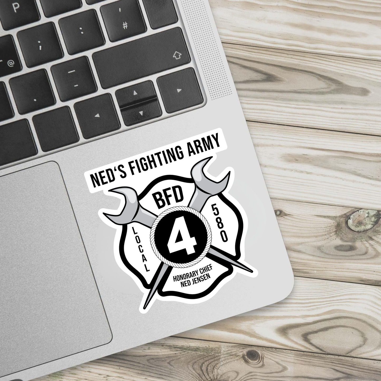 Ned's Fighting Army Sticker