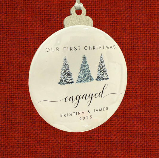 Personalized Tree Christmas Ornament
