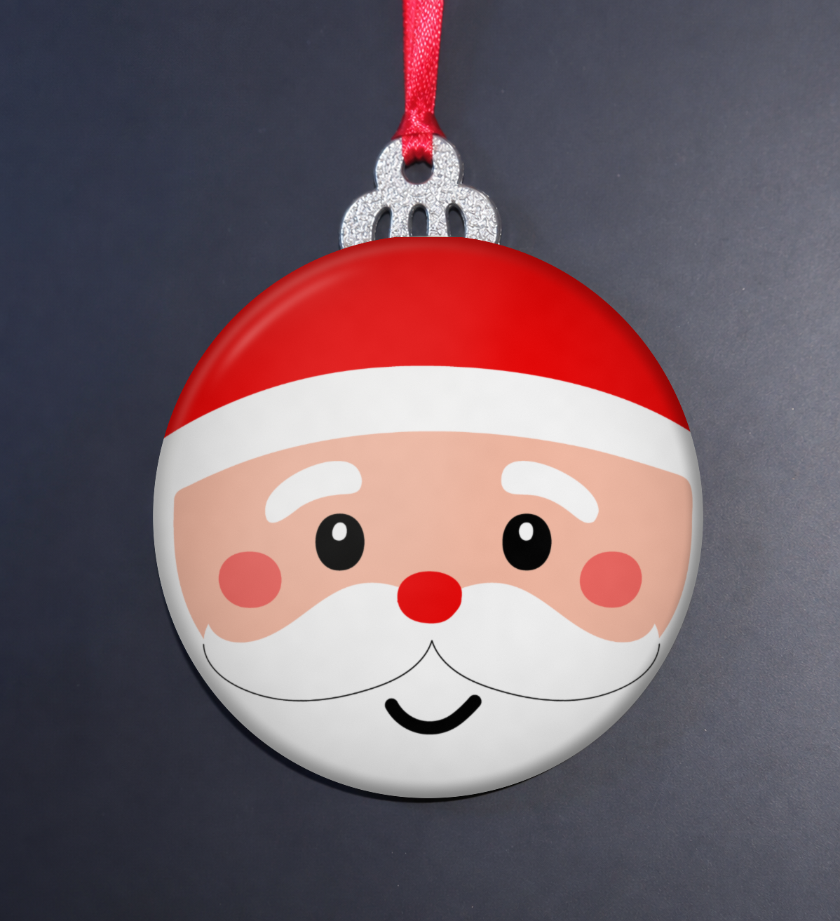 Santa Face Clearance Christmas Ornament