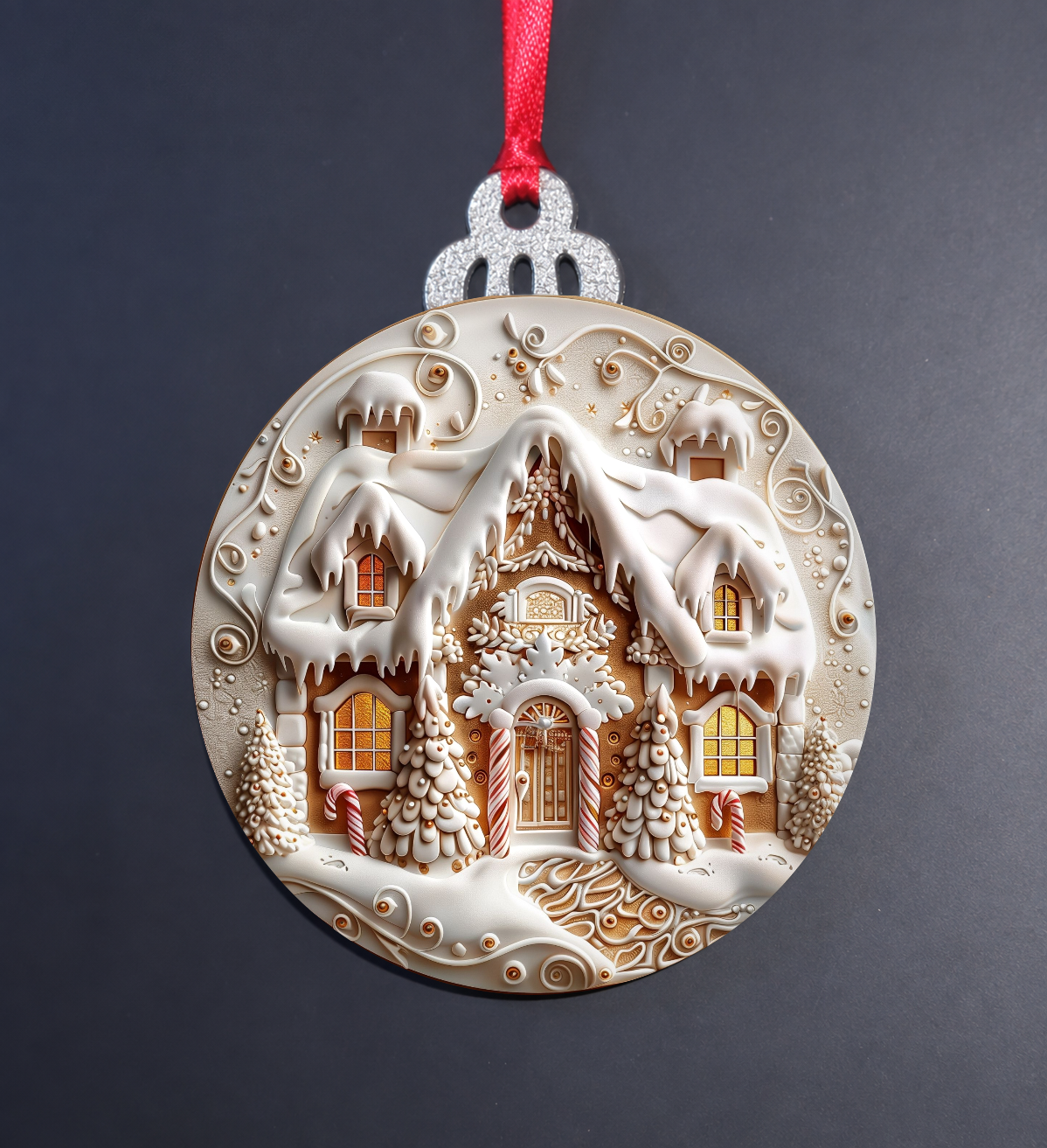 Gingerbread House Christmas Ornament