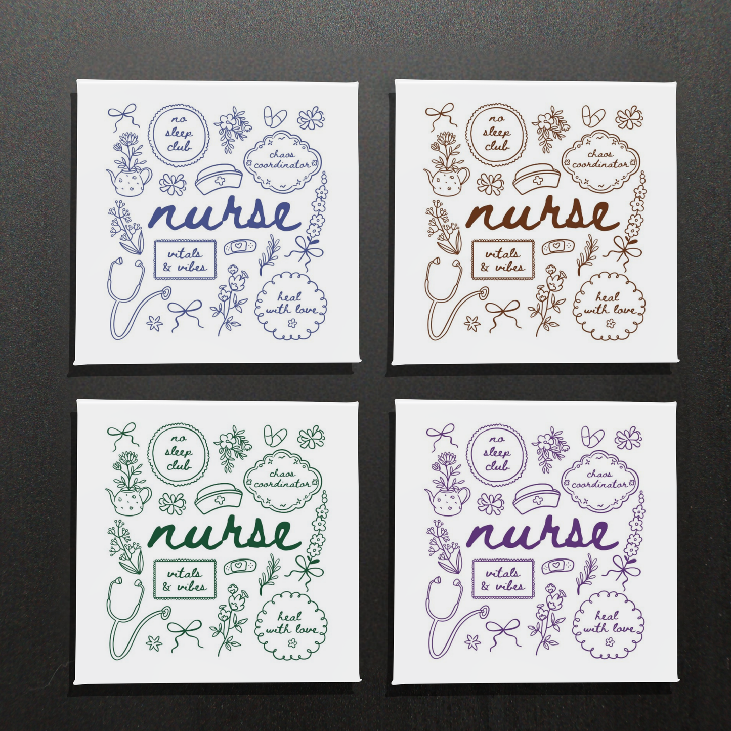 NURSE COQUETTE - 2.5” MAGNET