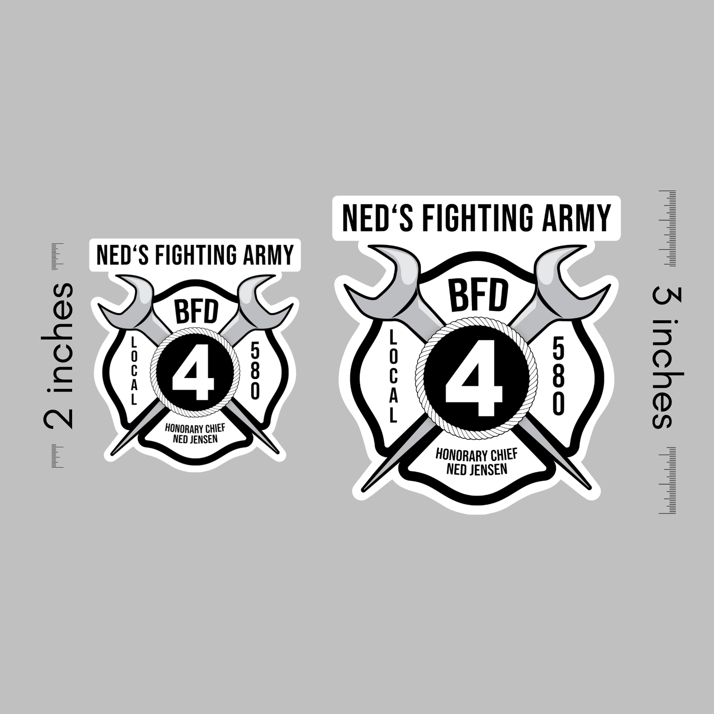 Ned's Fighting Army Sticker