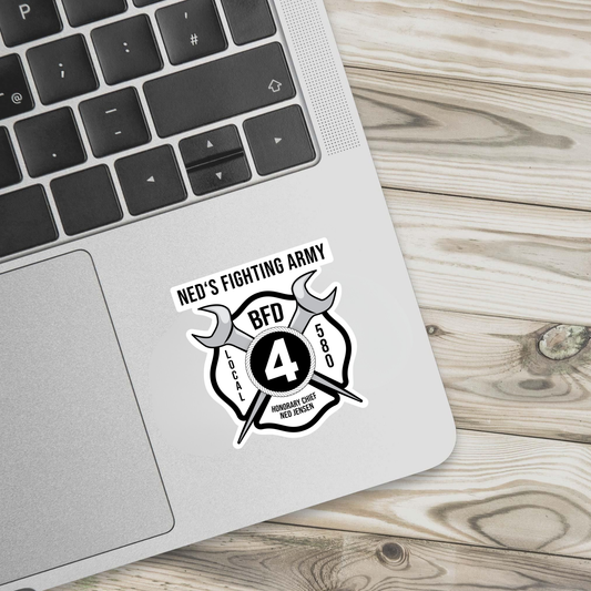 Ned's Fighting Army Sticker