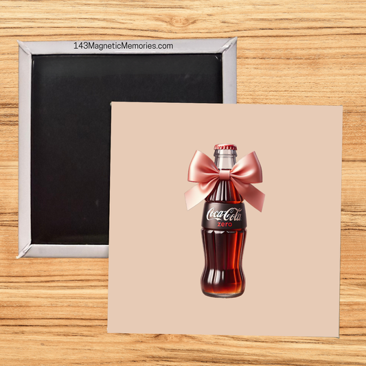 COKE ZERO BOTTLE - 2.5" MAGNET