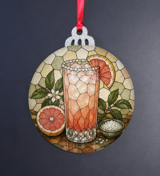 Paloma Stained Glass Ornament