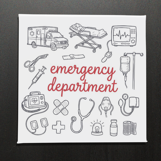 EMERGENCY DEPARTMENT - 2.5” MAGNET