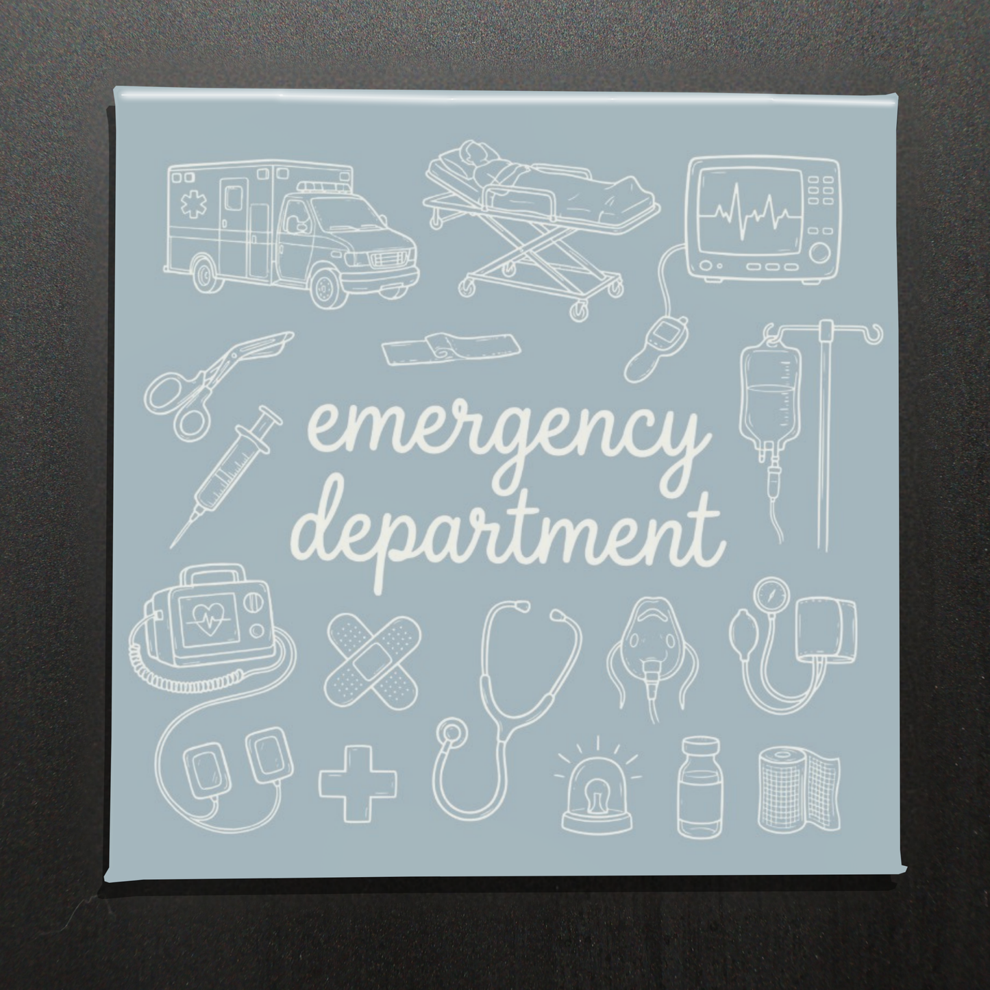 EMERGENCY DEPARTMENT - 2.5” MAGNET