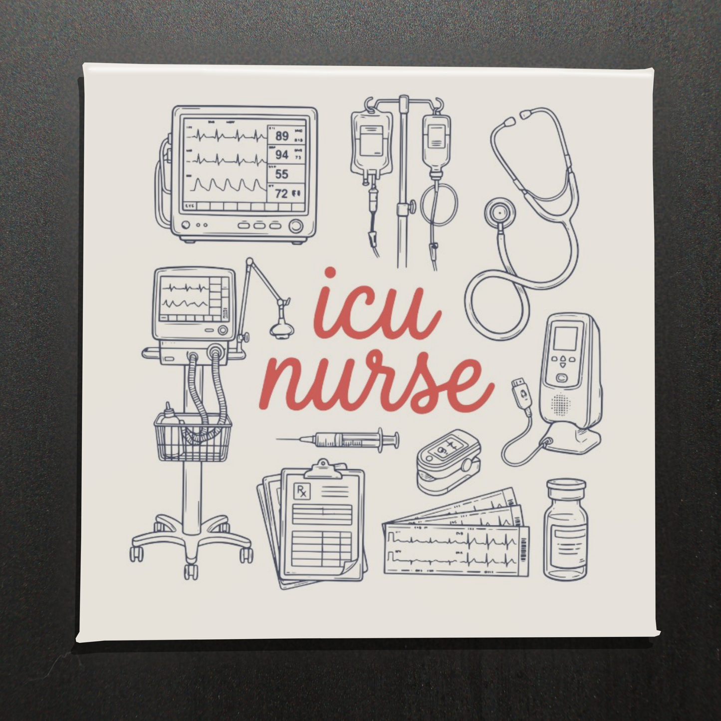 ICE NURSE - 2.5” MAGNET