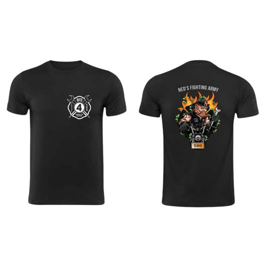 Ned's Fighting Army Black T-Shirt