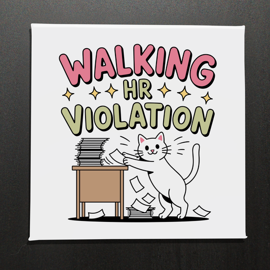 WALKING HR VIOLATION - 2.5" MAGNET