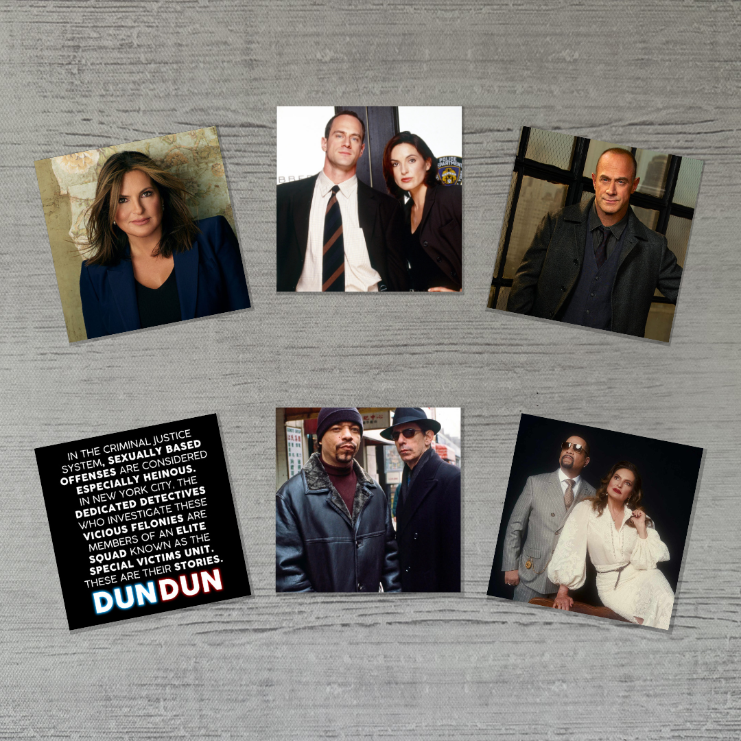 LAW AND ORDER: SVU SET of 6 - 2.5" MAGNET