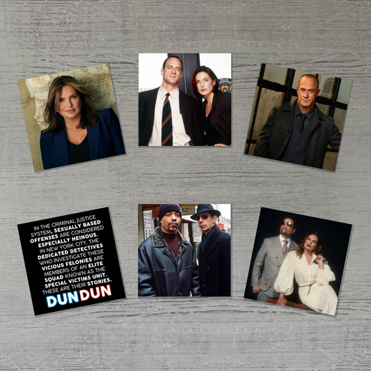 LAW AND ORDER: SVU SET of 6 - 2.5" MAGNET