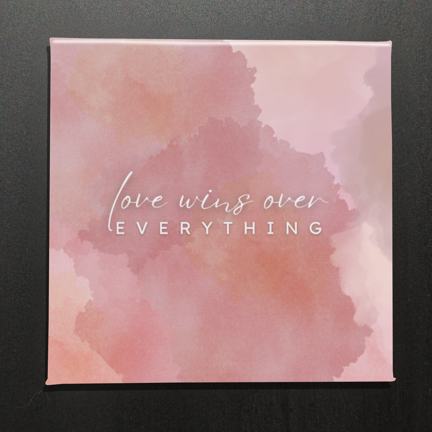 LOVE WINS OVER EVERYTHING - 2.5" MAGNET
