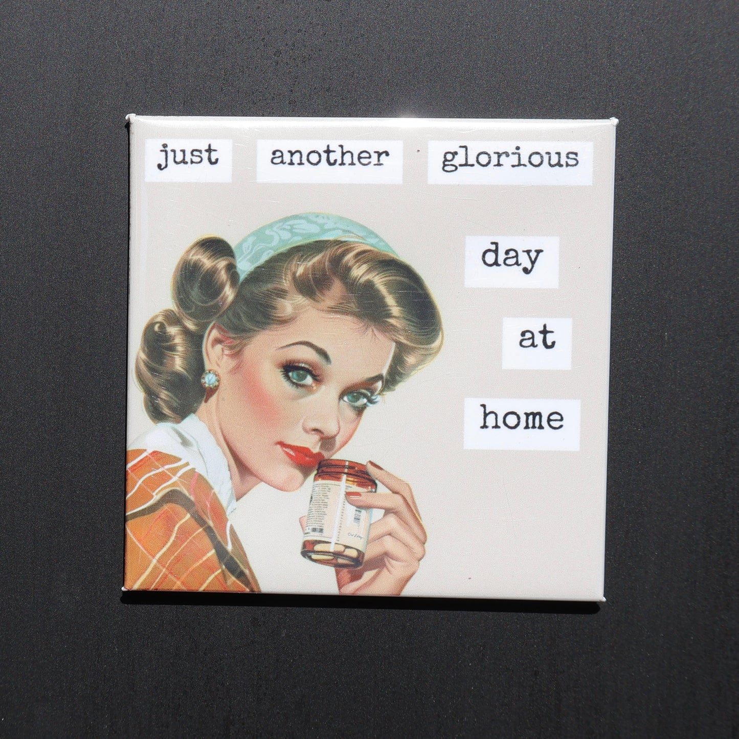 JUST ANOTHER GLORIOUS DAY AT HOME - 2.5” MAGNET