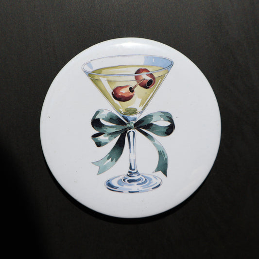 OLIVE MARTINI - 2.25” ROUND MAGNET