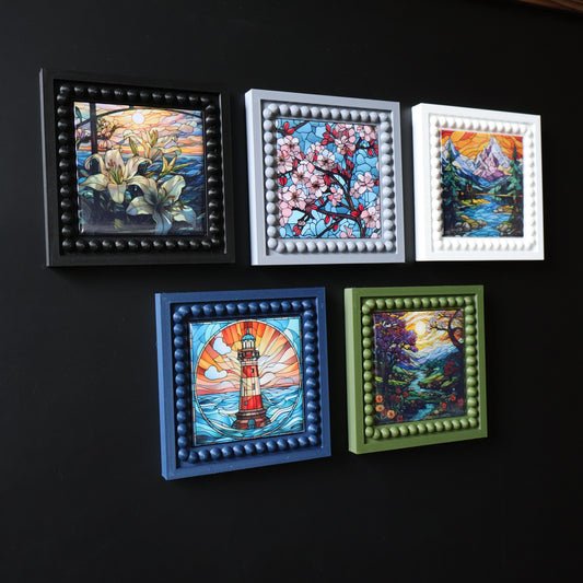 1x1 Square Photo Magnet Frame - Fits 2.5" Magnet