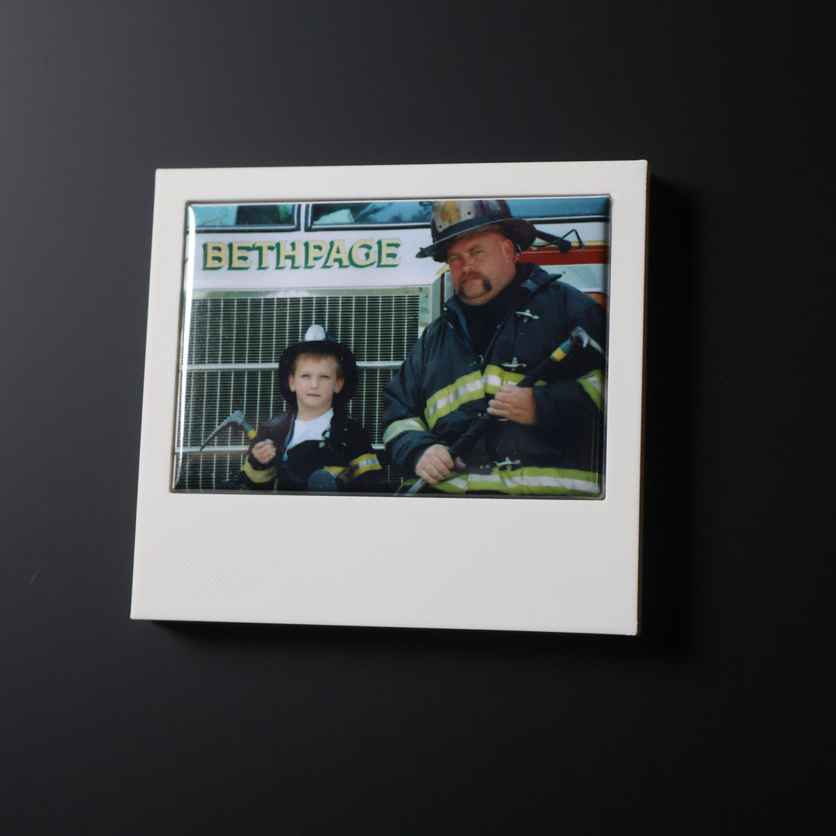 Custom 2x3 Landscape Polaroid-Style Photo Magnet
