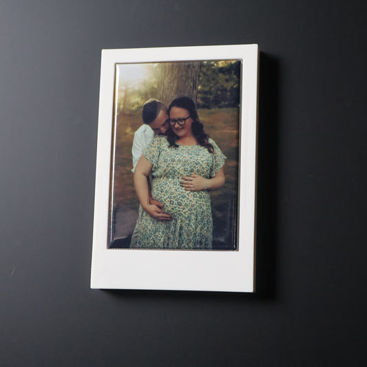 Custom 2x3 Portrait Polaroid-Style Photo Magnet