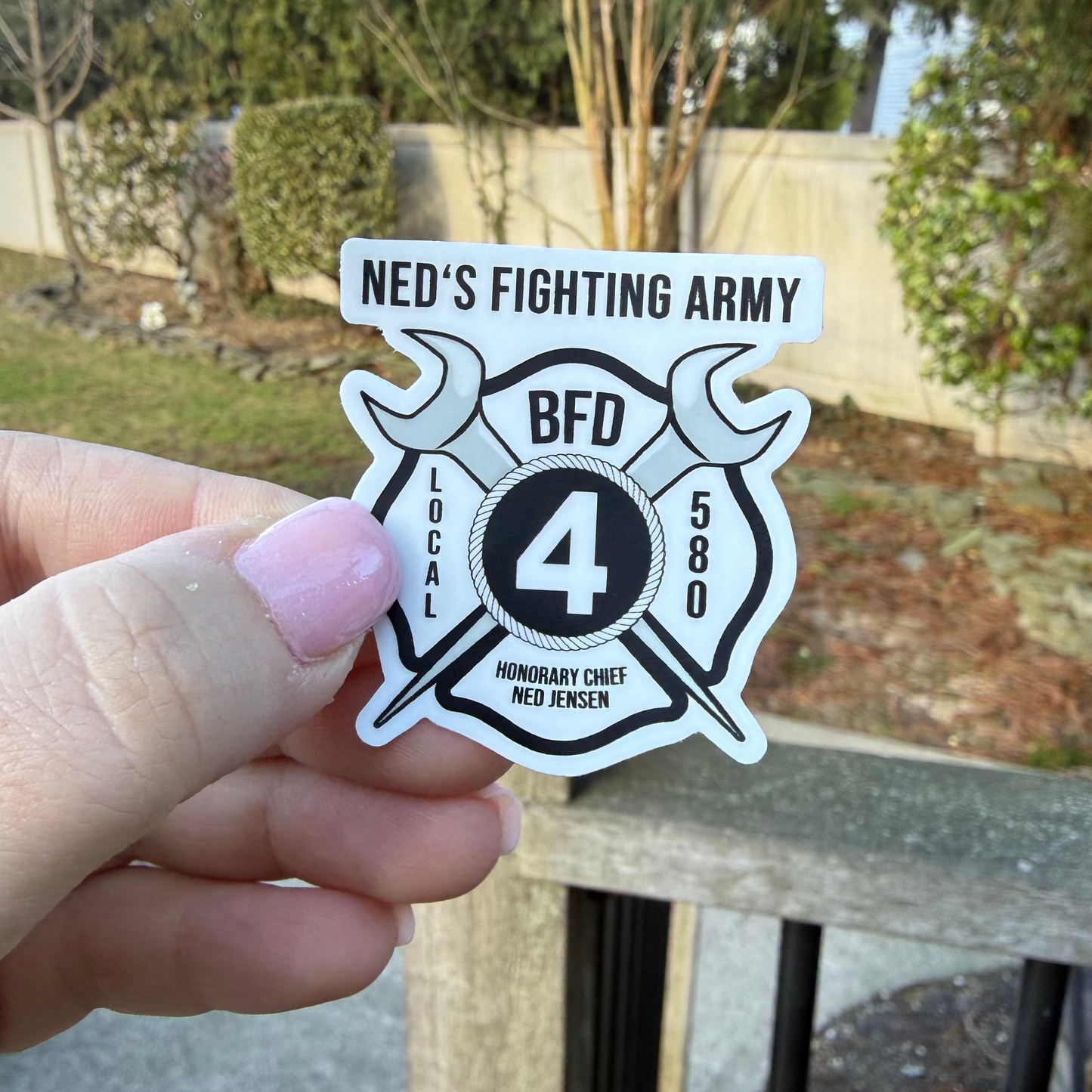Ned's Fighting Army Sticker