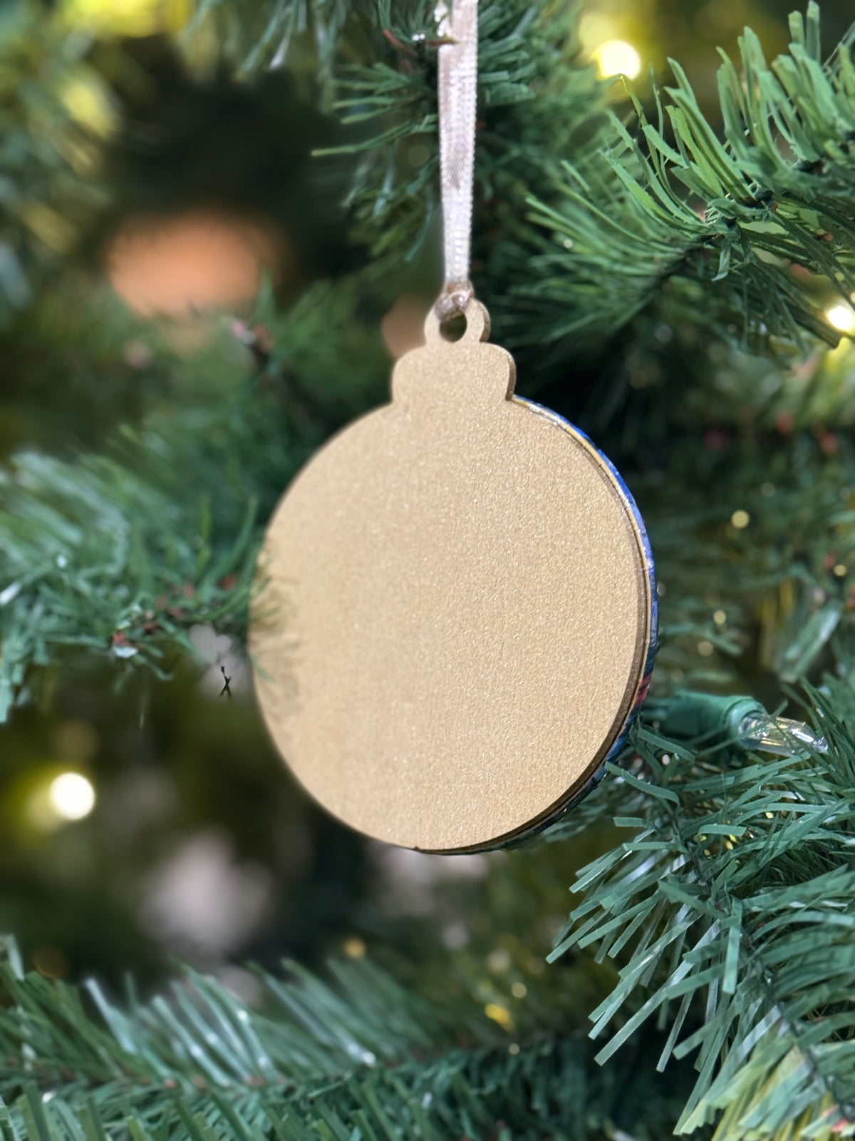 Champagne Coupe Stained Glass Ornament