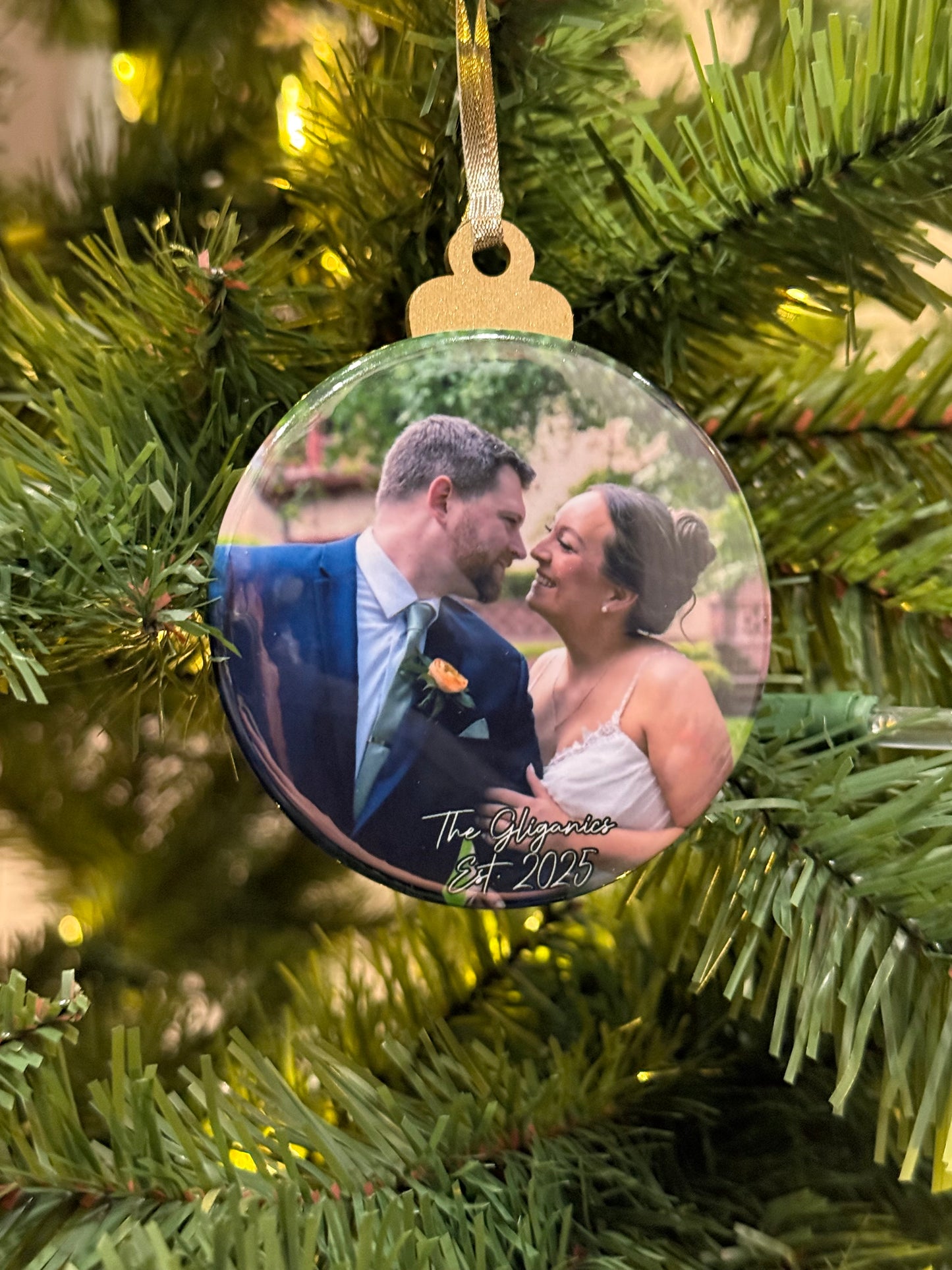 Personalized Photo Christmas Ornament | Upload Your Own Photo