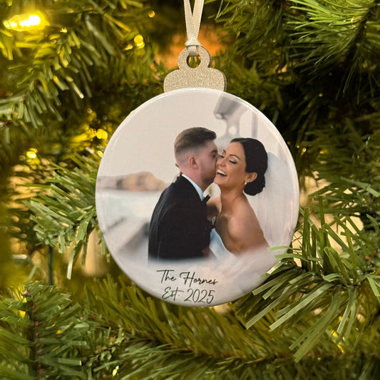 Personalized Photo Christmas Ornament | Upload Your Own Photo