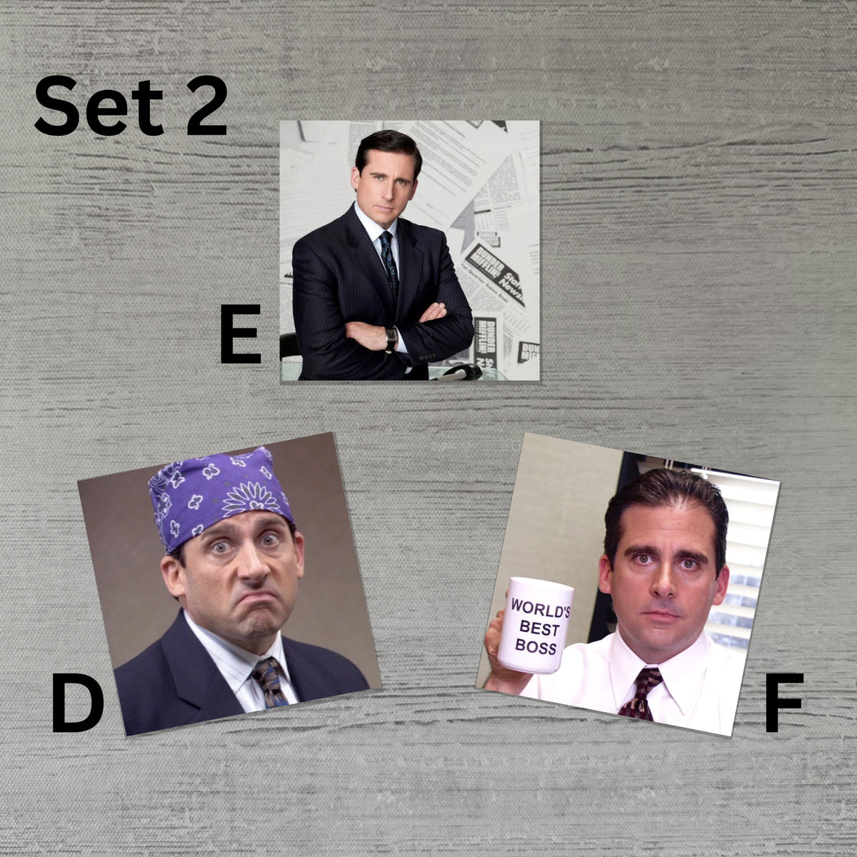 The Office Magnets | 2.5" Custom Made Funny Character Memes | Michael Scott Schrutt Farms Dunder Mifflin