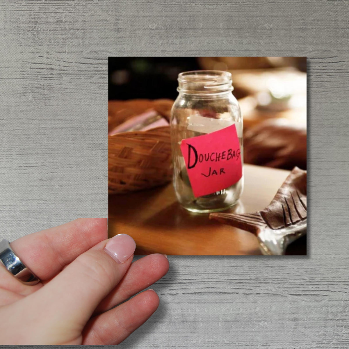 New Girl Magnets | 2.5" Custom Made Funny Character Memes | Jess Nick Shmitt Cece Winston Allie | Douchbag Jar
