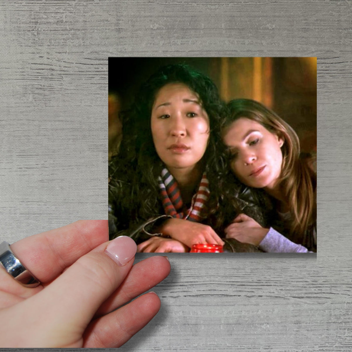 Grey's Anatomy Magnets | 2.5" Custom Made Funny Character Memes | You're my Person | MAGIC | Meredith Derek Christina | Post It