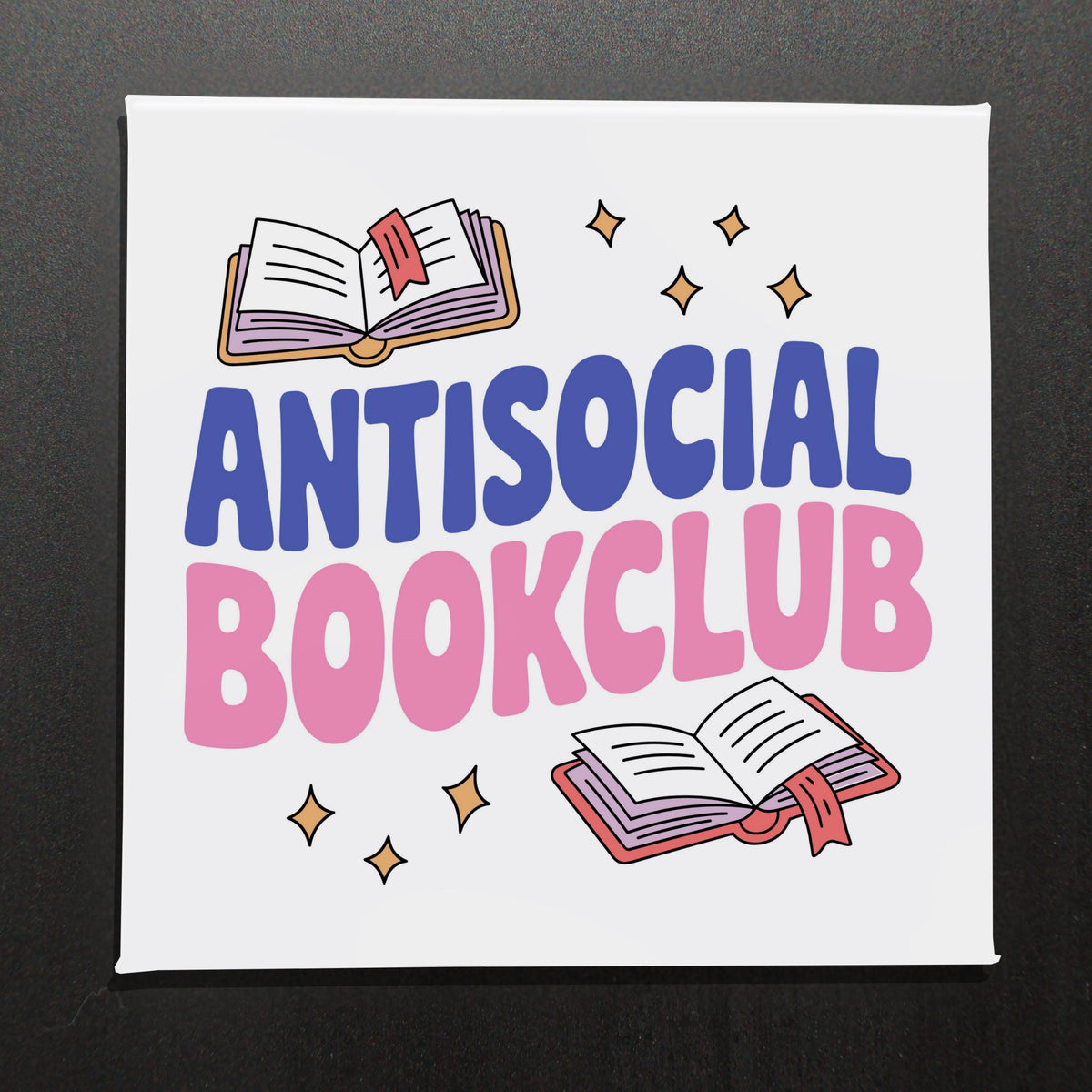 Antisocial Book Club - 2.5" Magnet